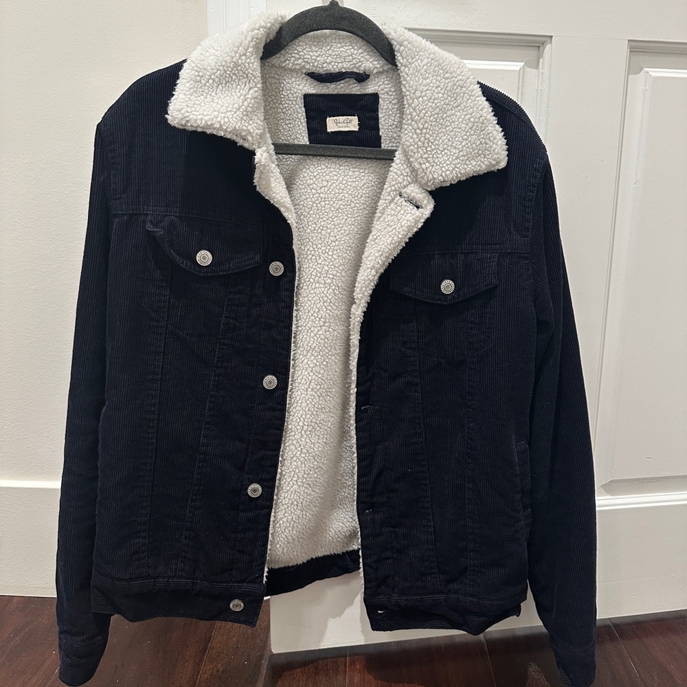 John Galt Sherpa corduroy jacket